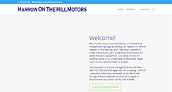 Desktop Screenshot of harrowonthehillmotors.co.uk
